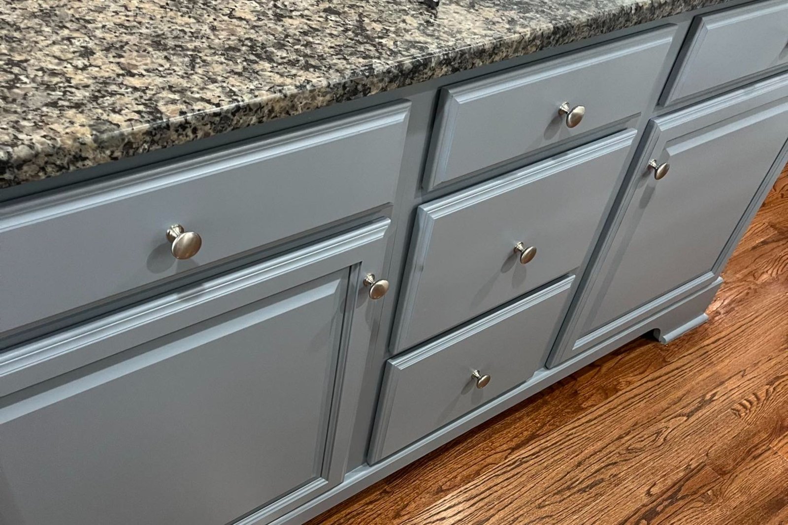 Cabinet painting Spartanburg SC smooth cabinet finish
